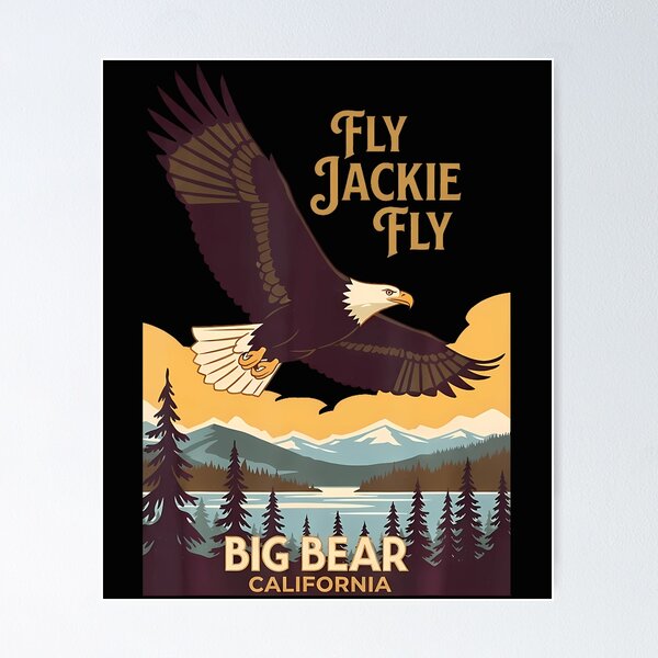 Item preview, Jackie The Big Bear Eagle Supports California Wildlife designed and sold by Mykittens69.