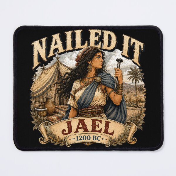 Item preview, Nailed It Jael 1200 BC – Biblical Woman Vintage Design designed and sold by creativebymateo.