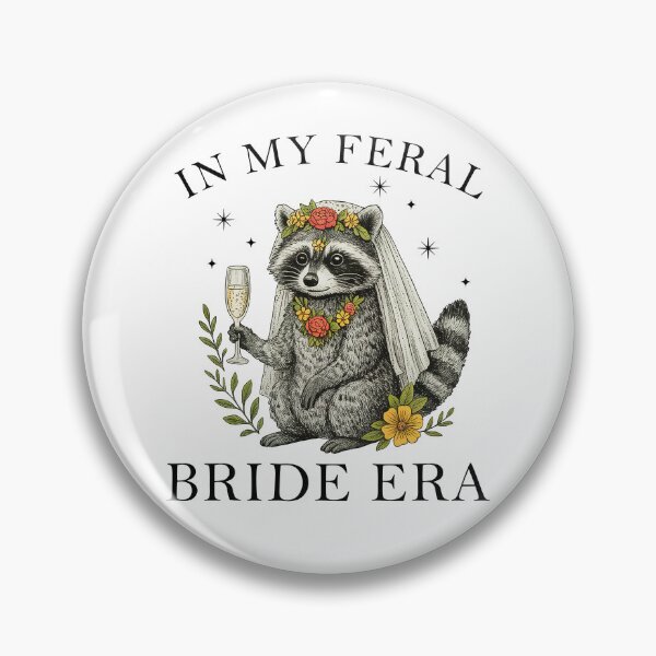Item preview, In My Feral Bride Era Raccoon  designed and sold by ellapaintcoast.