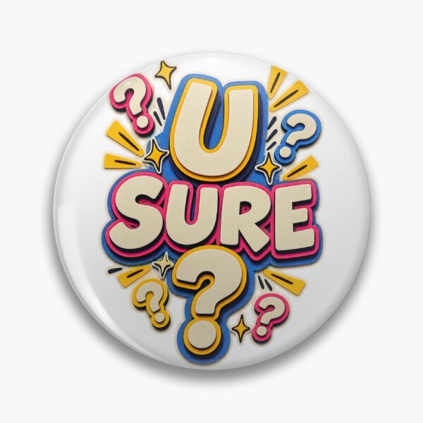 Item preview, U Sure Funny Sarcastic Papercraft Typography Design designed and sold by Markloom.co.
