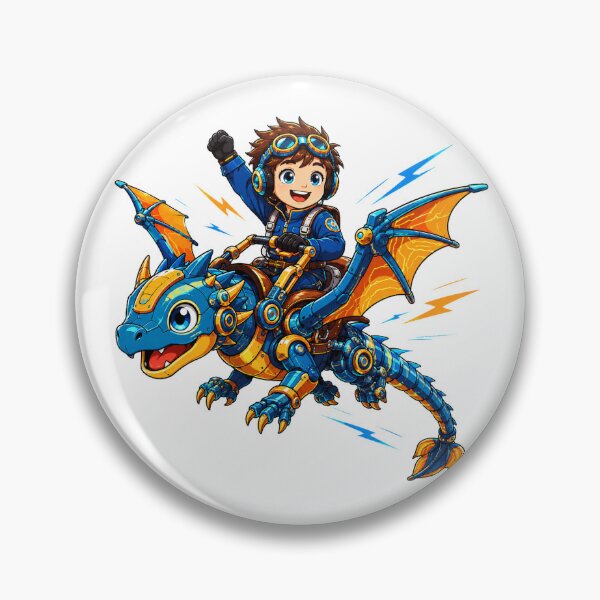 Item preview, Cyber Dragon Rider – Futuristic Dragon Adventure designed and sold by Nubian Style.