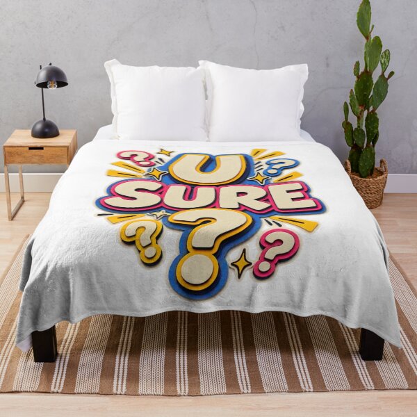 Item preview, U Sure Funny Sarcastic Papercraft Typography Design designed and sold by Promoffy.