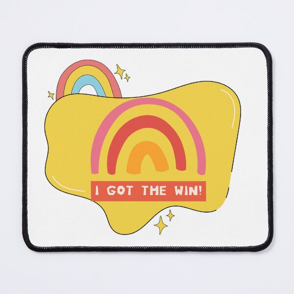 Item preview, I Got the Win – Colorful Rainbow Victory Kids Design designed and sold by AaryaGraphics.