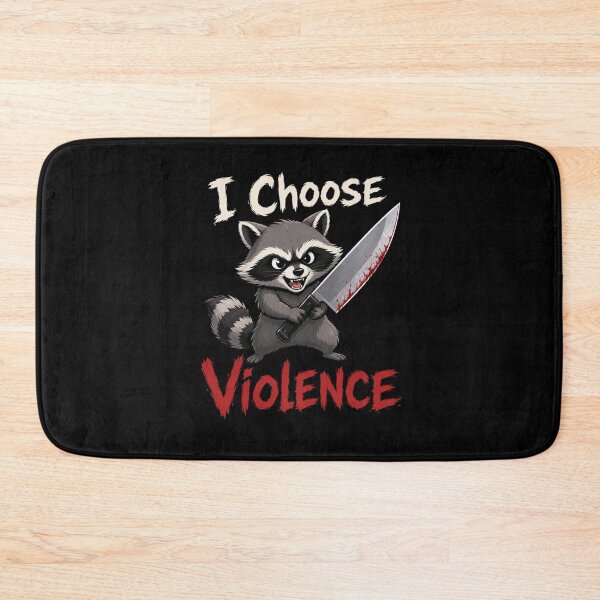 Item preview, I Choose Violence Raccoon designed and sold by TheEndDesign.