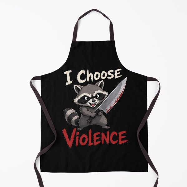 Item preview, I Choose Violence Raccoon designed and sold by TheEndDesign.