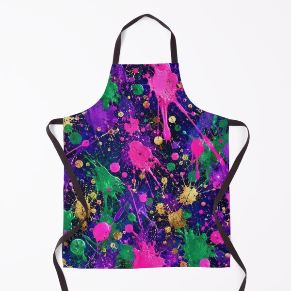 Item preview, Neon Jewel Splatter Action Abstract Art designed and sold by THE SPLATTERED HAUS BY SAGE BANKS.