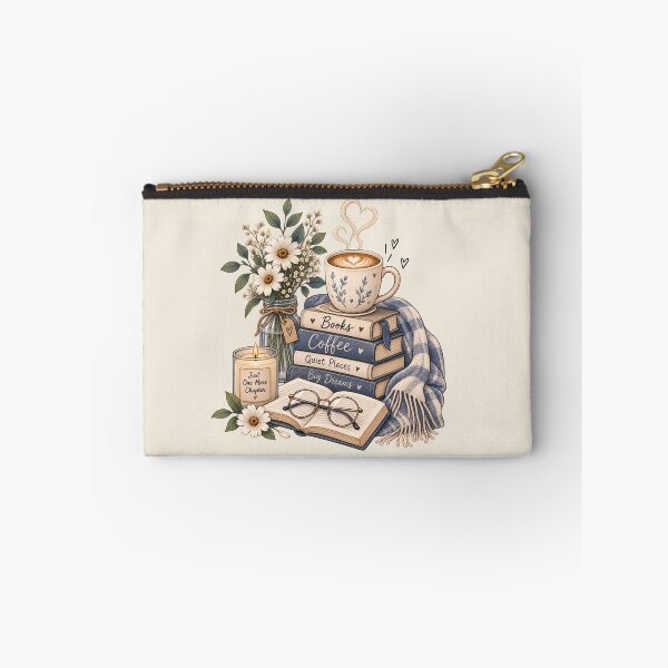 Item preview, Cozy Books and Coffee Aesthetic – Book Lover Reading & Coffee Illustration designed and sold by MUSA'S.