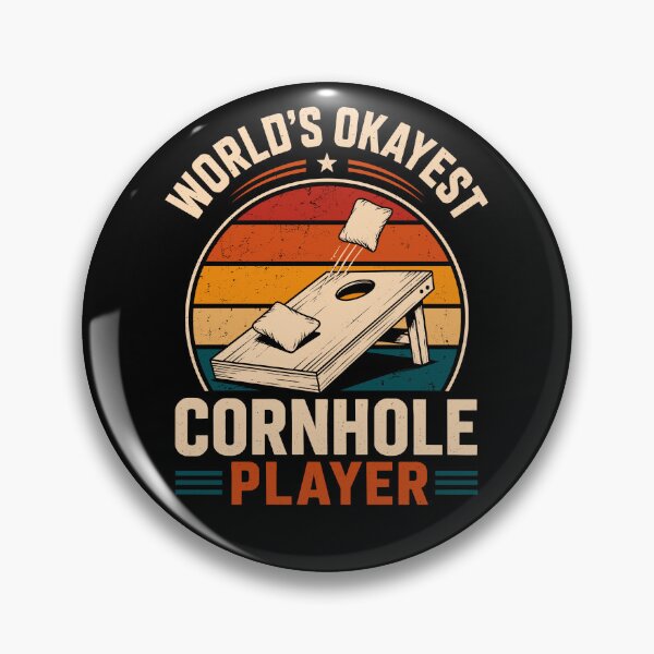 Item preview, World's Okayest Cornhole Player Funny Cornhole designed and sold by Izanmie.