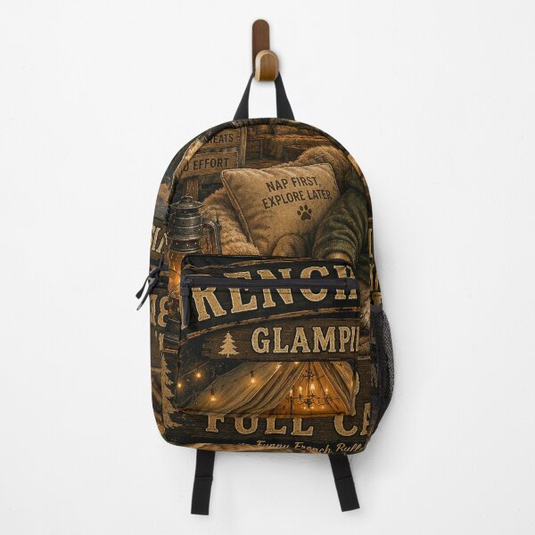 Item preview, French Bulldog Glamping Division Funny designed and sold by shopevermint.