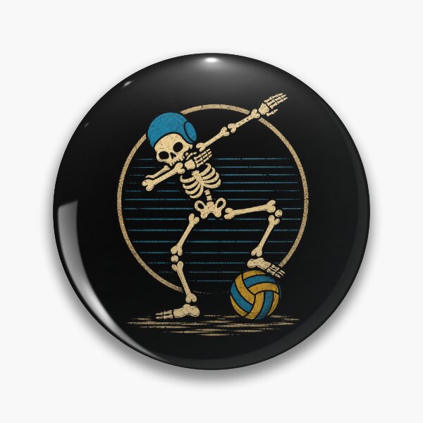 Item preview, Funny Skeleton Volleyball Player Water Polo designed and sold by Moizento.