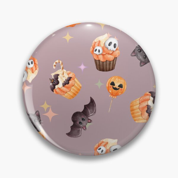 Item preview, Cute Bat, Black Cat, Halloween Cupcakes designed and sold by CursedButCute1.