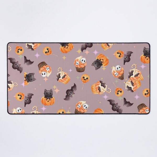 Item preview, Cute Bat, Black Cat, Halloween Cupcakes designed and sold by CursedButCute1.