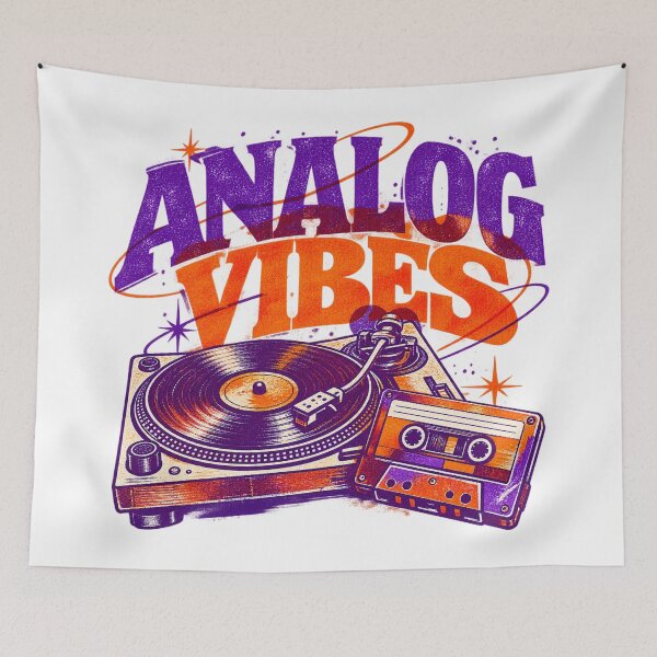 Item preview, Analog Audio Vintage Trumpet Saxophone Overprint Art designed and sold by Mdozet.