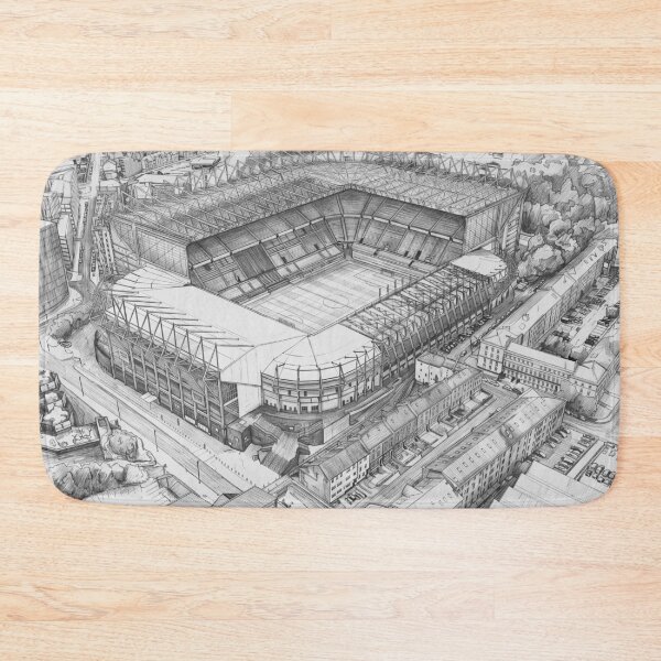 Item preview, St James' Park Newcastle Pencil Sketch designed and sold by ArtworkNorth.