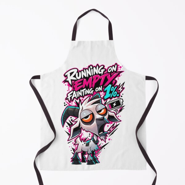 Item preview, Running on empty, fainting on 1%. designed and sold by FanFreaks.