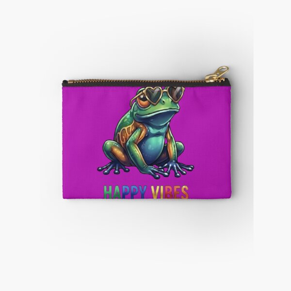 Item preview, Cool Frog Wearing Sunglasses Happy Vibes designed and sold by Northern Glow Art.