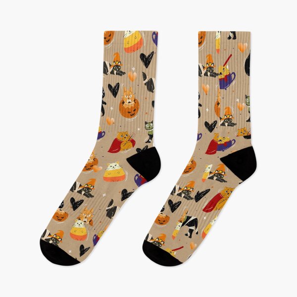 Item preview, Cute Halloween Cat Pattern designed and sold by CursedButCute1.