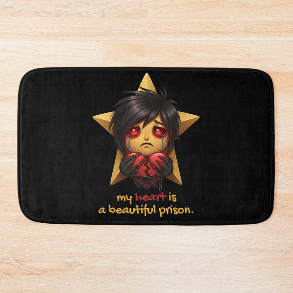 Item preview, Emo Star Boy "My heart is a beautiful prison" | Sad Gothic Heartbreak Art designed and sold by EnigmaticGoth.