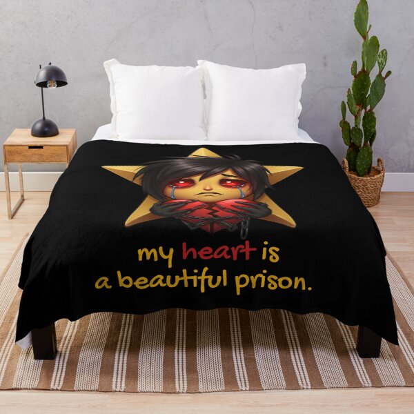 Item preview, Emo Star Boy "My heart is a beautiful prison" | Sad Gothic Heartbreak Art designed and sold by EnigmaticGoth.