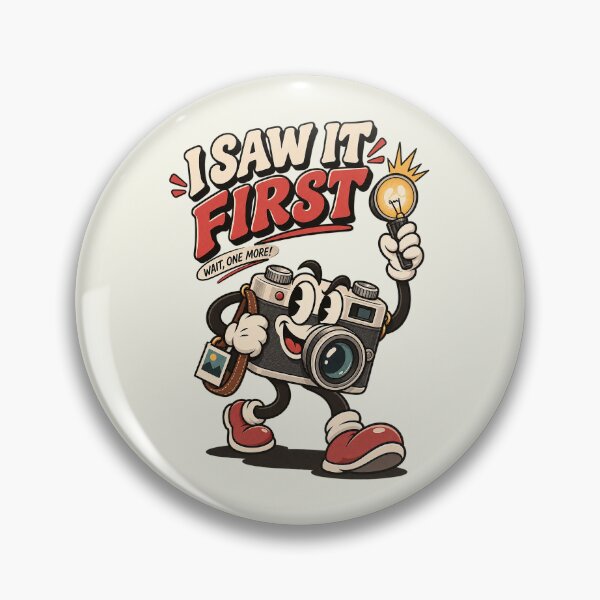 Item preview, I Saw It First Camera Mascot designed and sold by HoopeStylee.