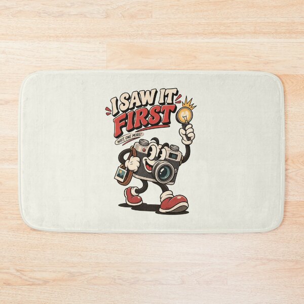 Item preview, I Saw It First Camera Mascot designed and sold by HoopeStylee.
