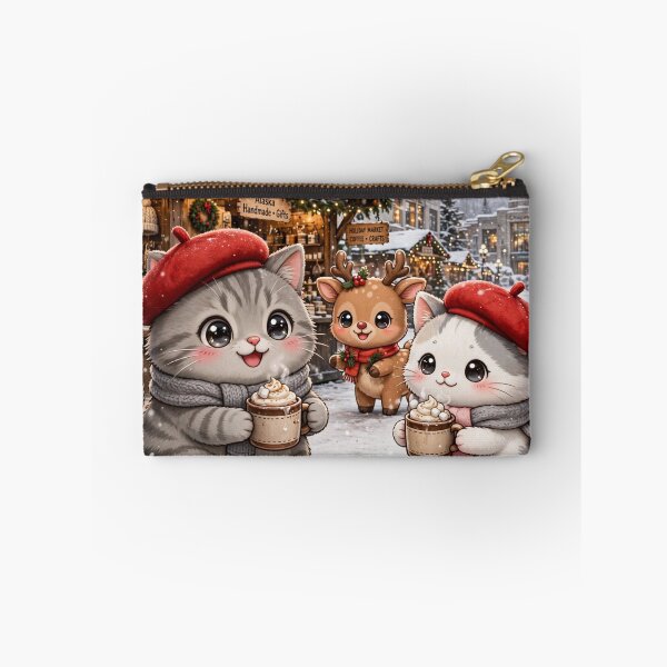 Item preview, Junior and Freda Anchorage Christmas Market - Cute Cats Hot Cocoa designed and sold by MAISON SYLVIE.