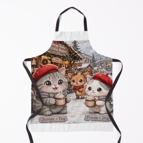 Item preview, Junior and Freda Anchorage Christmas Market - Cute Cats Hot Cocoa designed and sold by MAISON SYLVIE.