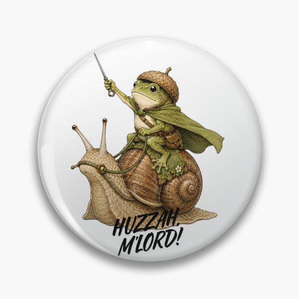 Item preview, Huzzah Frog Knight - Funny Medieval Meme designed and sold by Aspecthub.