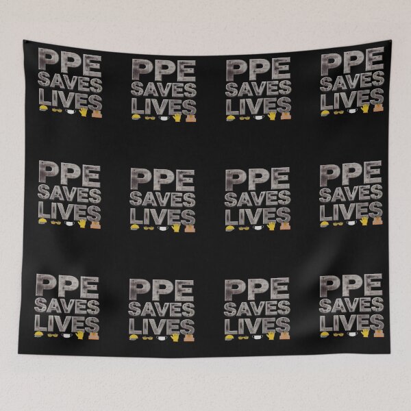 Item preview, PPE SAVES LIVES designed and sold by safetygearpro.