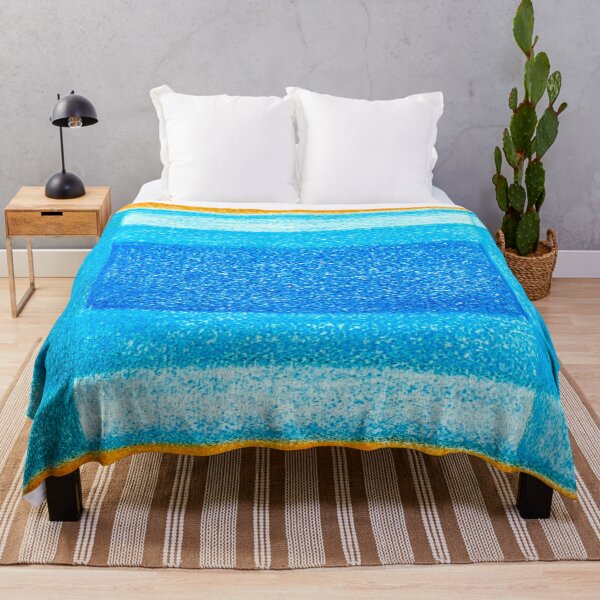 Item preview, abstract in blue designed and sold by Tereza Pilar Art.
