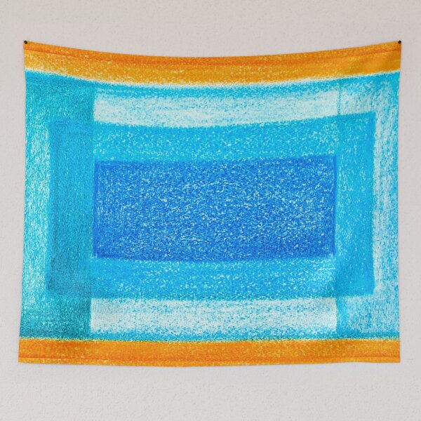 Item preview, abstract in blue designed and sold by Tereza Pilar  Art.