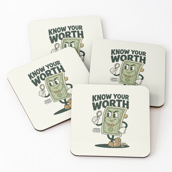 Item preview, Know Your Worth Money Mascot designed and sold by HoopeStylee.