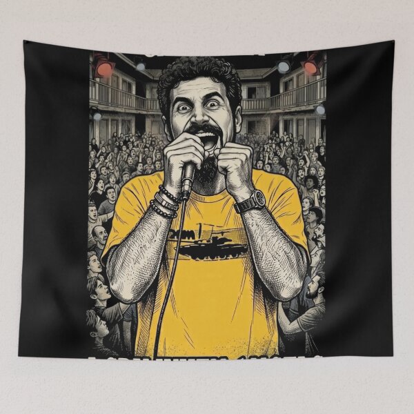 Item preview, Serj Tankian Chop Suey Retro 90s Vintage Bootleg Style Metal designed and sold by Thogan0416.