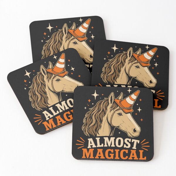 Item preview, Almost Magical Funny Horse Unicorn Humor designed and sold by Izanmie.