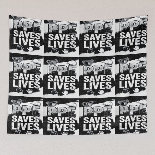 Item preview, PPE SAVES LIVES designed and sold by safetygearpro.