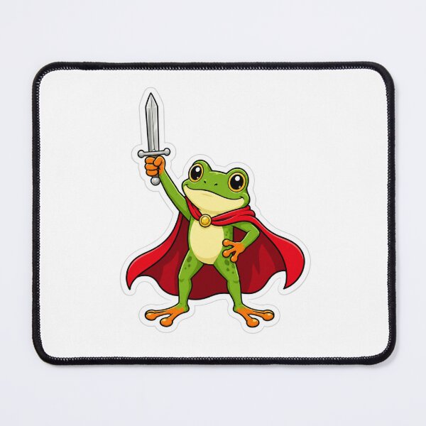 Item preview, Huzzah Frog Knight - Medieval Meme designed and sold by Aspecthub.