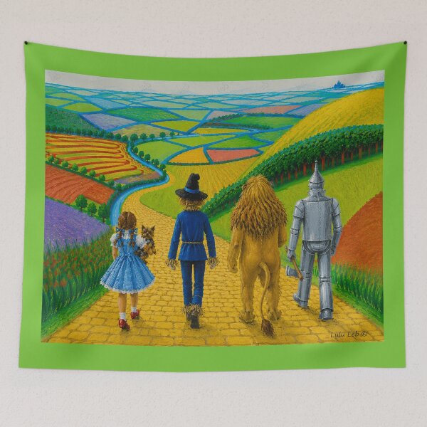 Item preview, David Hockney meets The Yellow Brick Road designed and sold by LuluLeb.