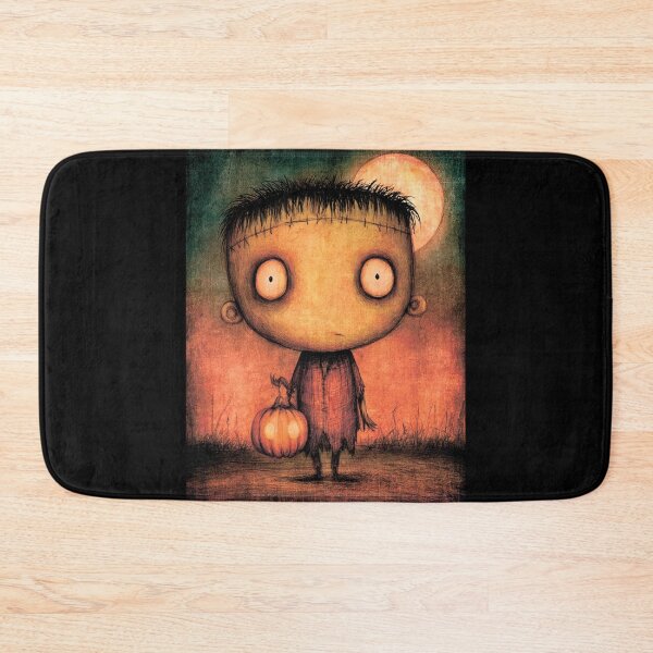 Item preview, Frankenstein's Monster and the Moon. Halloween. designed and sold by MagelliShop.