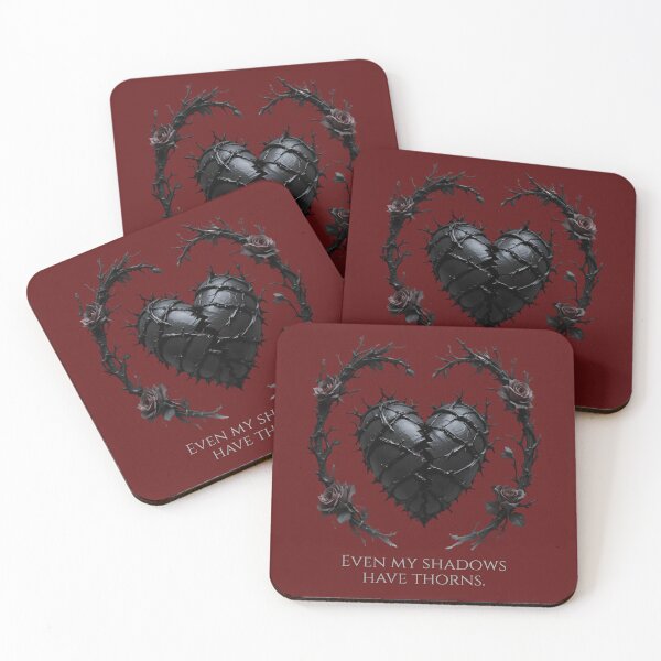 Item preview, Gothic Heart "Even my shadows have thorns." | Dark Romance, Trad Goth designed and sold by EnigmaticGoth.