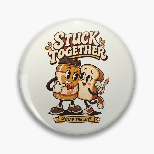 Item preview, Stuck Together Peanut Butter Love designed and sold by HoopeStylee.