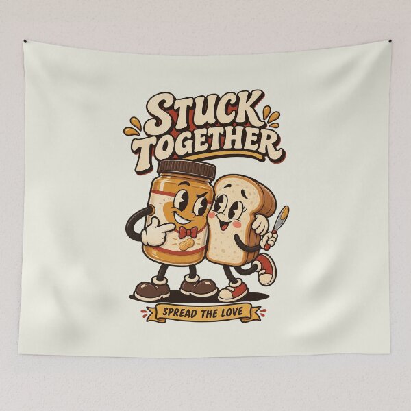 Item preview, Stuck Together Peanut Butter Love designed and sold by HoopeStylee.