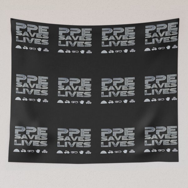 Item preview, PPE SAVES LIVES designed and sold by safetygearpro.