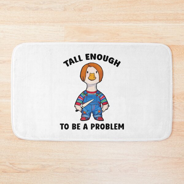 Item preview, Tall Enough To Be A Problem - Funny Halloween Horror Goose Meme designed and sold by Mado Shop.