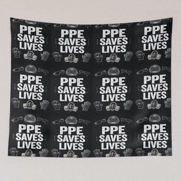 Item preview, PPE SAVES LIVES designed and sold by safetygearpro.