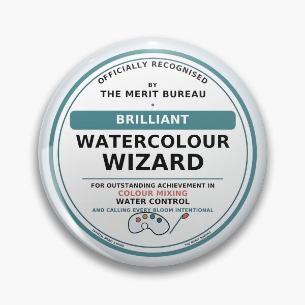 Item preview, Watercolour Artist Gift | Brilliant Painting Wizard Award designed and sold by TheMeritBureau.