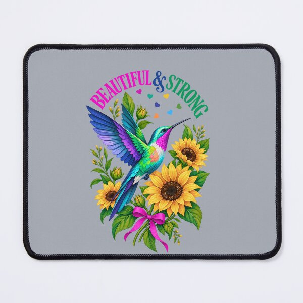 Item preview, Beautiful & Strong Hummingbird Sunflower Design designed and sold by Aimetoi.