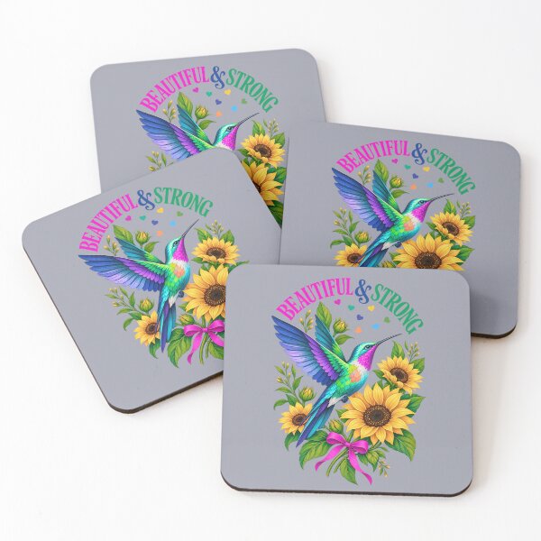 Item preview, Beautiful & Strong Hummingbird Sunflower Design designed and sold by Aimetoi.