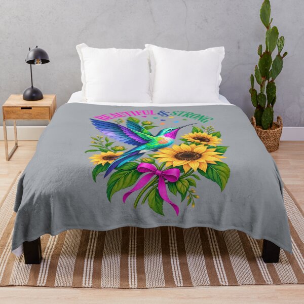 Item preview, Beautiful & Strong Hummingbird Sunflower Design designed and sold by Aimetoi.