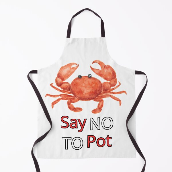 Item preview, Say No To Pot Funny Crab Designe designed and sold by AMCreatix.