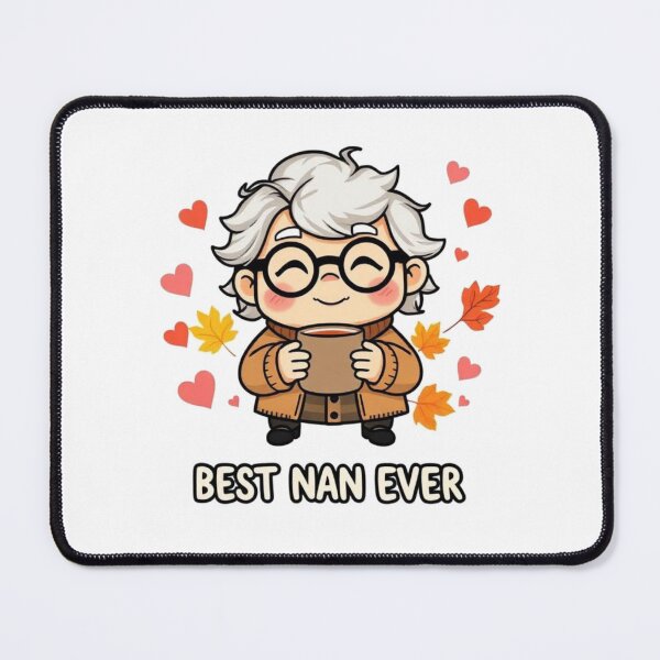 Item preview, Best Nan Ever Cute Grandma Sticker | Cozy Autumn Nan Gift Design designed and sold by HOODYBUDSTYLES.